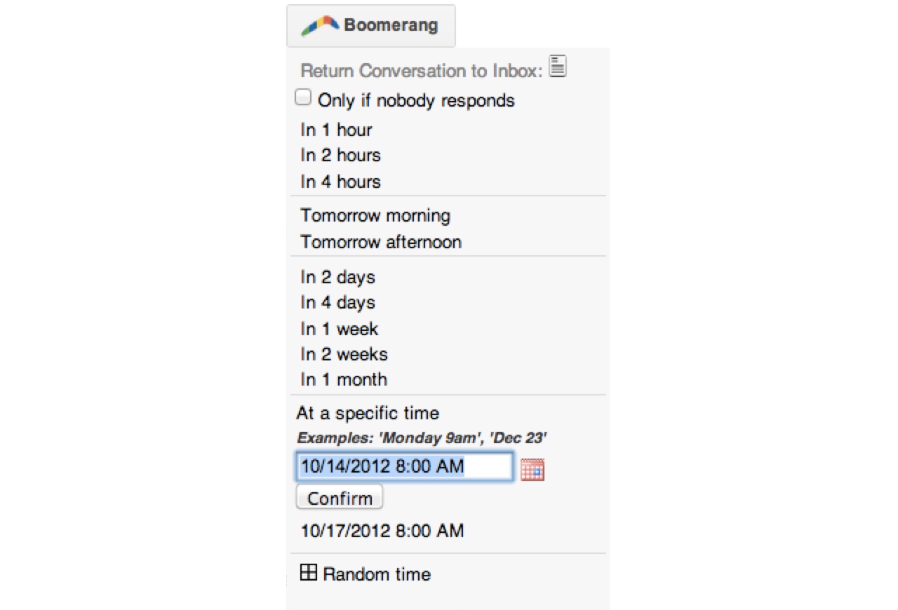 Boomerang for Gmail