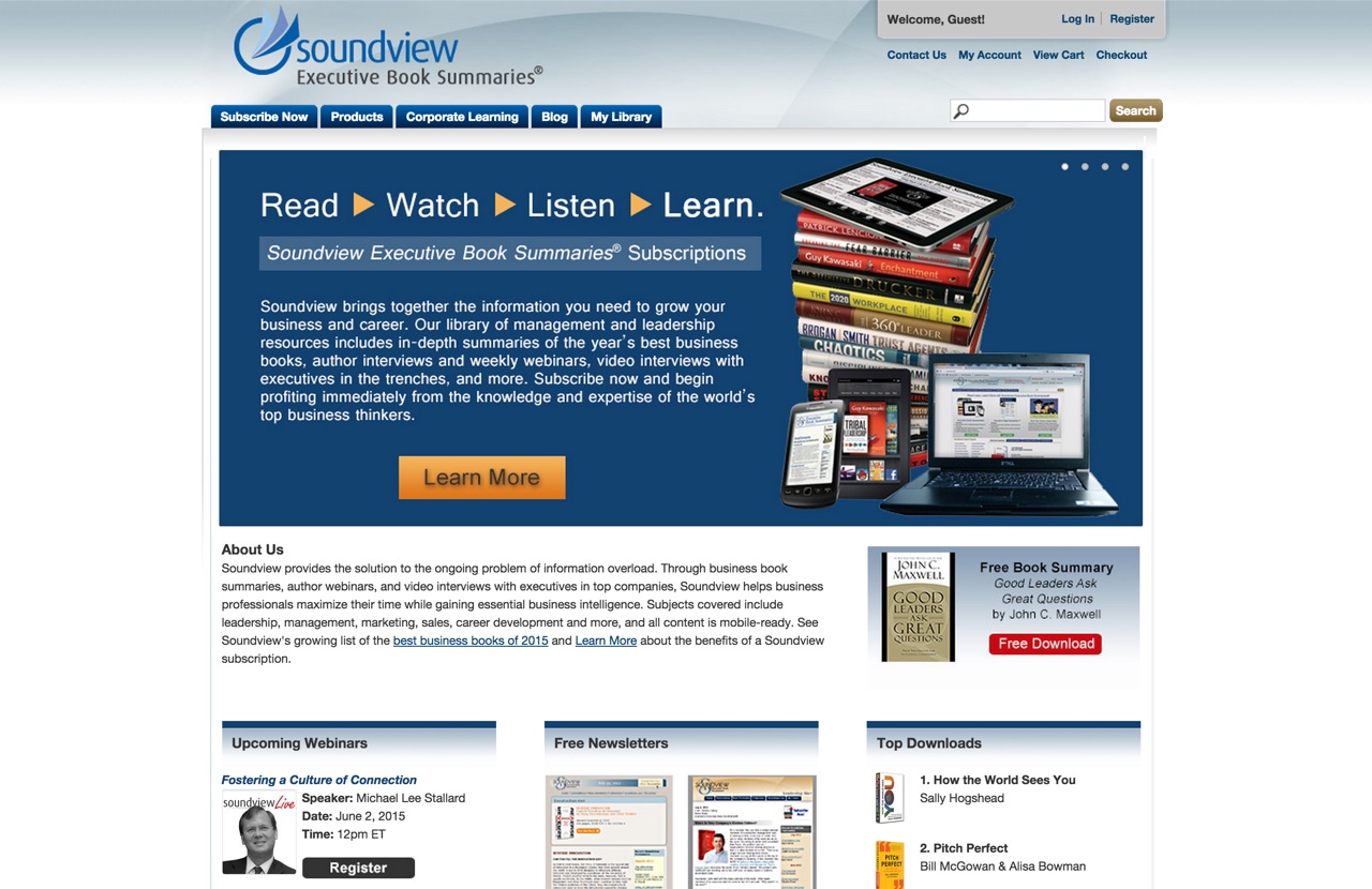 Soundview executive summaries website