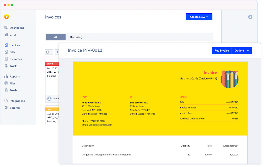 Beautiful invoice templates