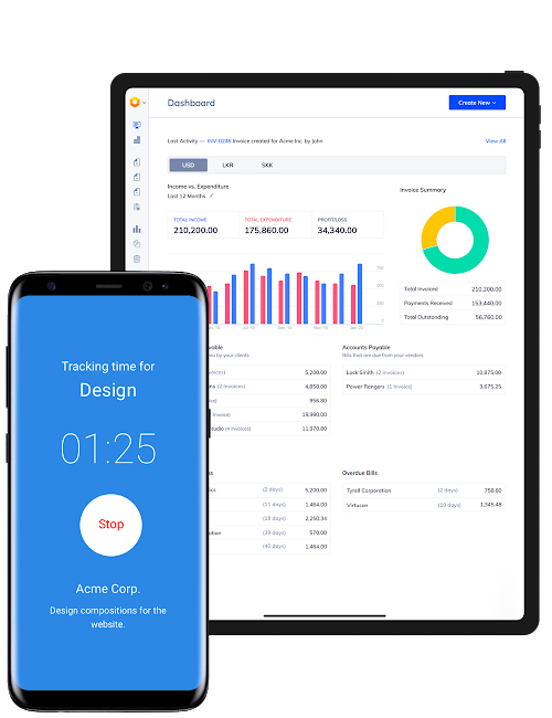 Cloud invoicing software
