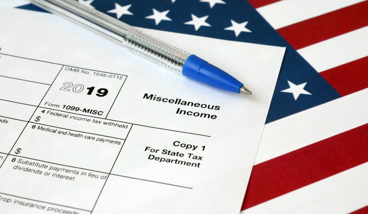 The 1099 form lets the IRS know what payments have been made to people operating as independent contractors or unincorporated businesses.