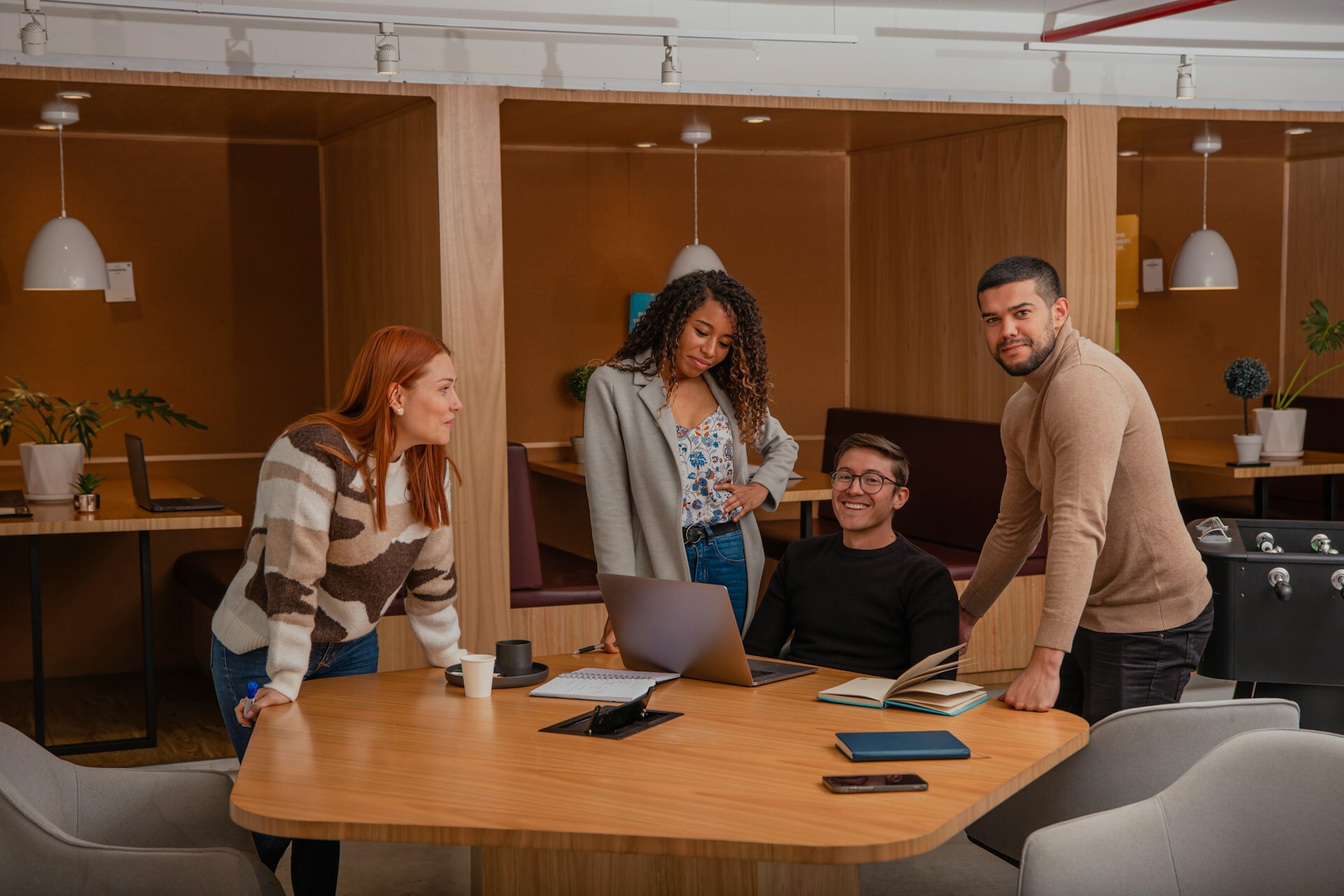 A group of business professionals
