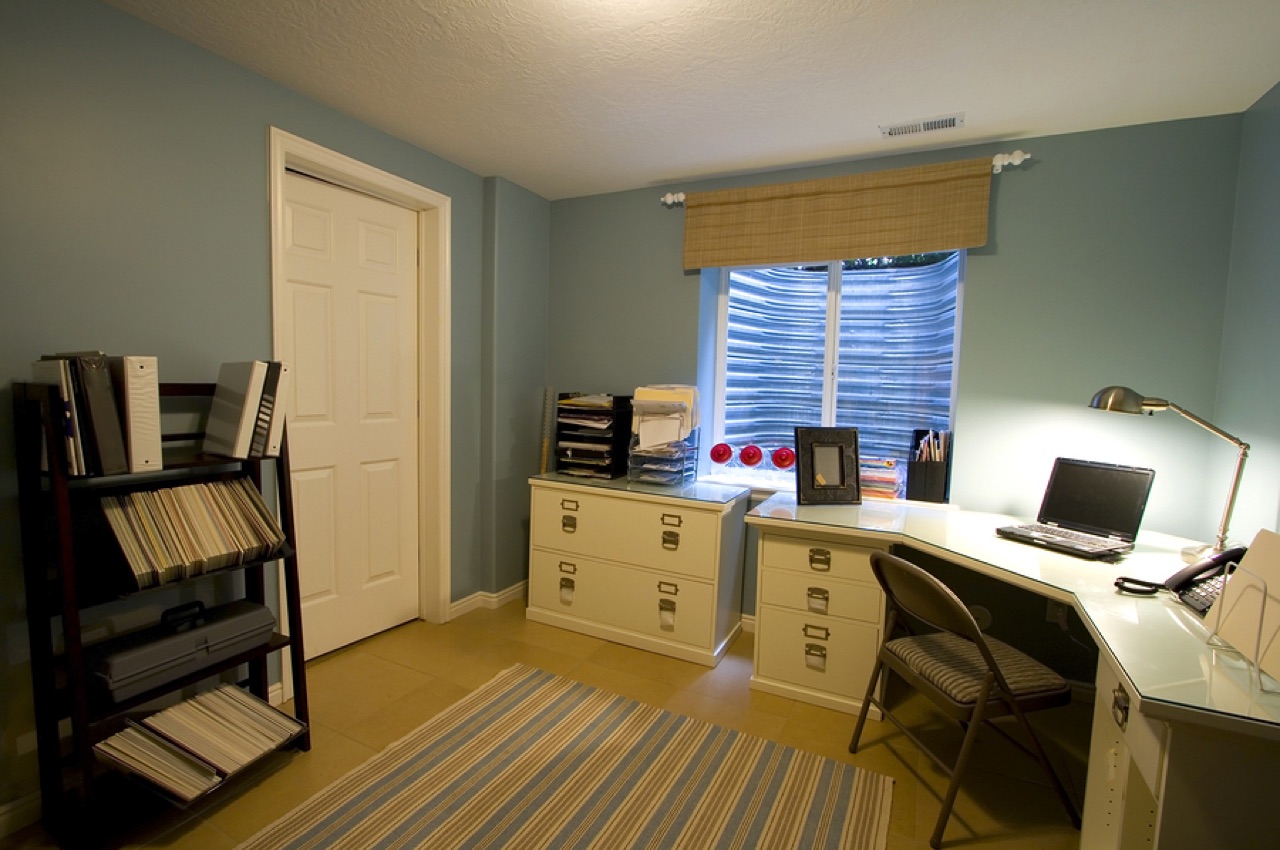 A home office setup