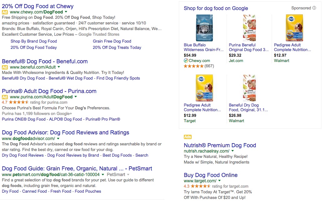 Google search ads